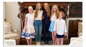 Elizabeth Shamblin Hannah and Children