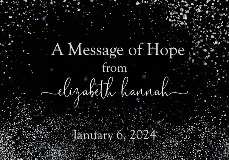 A Message of Hope - Elizabeth Hannah