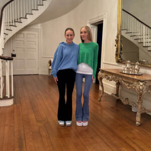 Elizabeth Shamblin Hannah with her daughter Grace in 2024