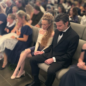 Ryan and Elizabeth Kaufmann praying